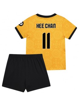Wolves Hee-chan Hwang #11 Replika Hemmakläder Barn 2025-26 Kortärmad (+ byxor)